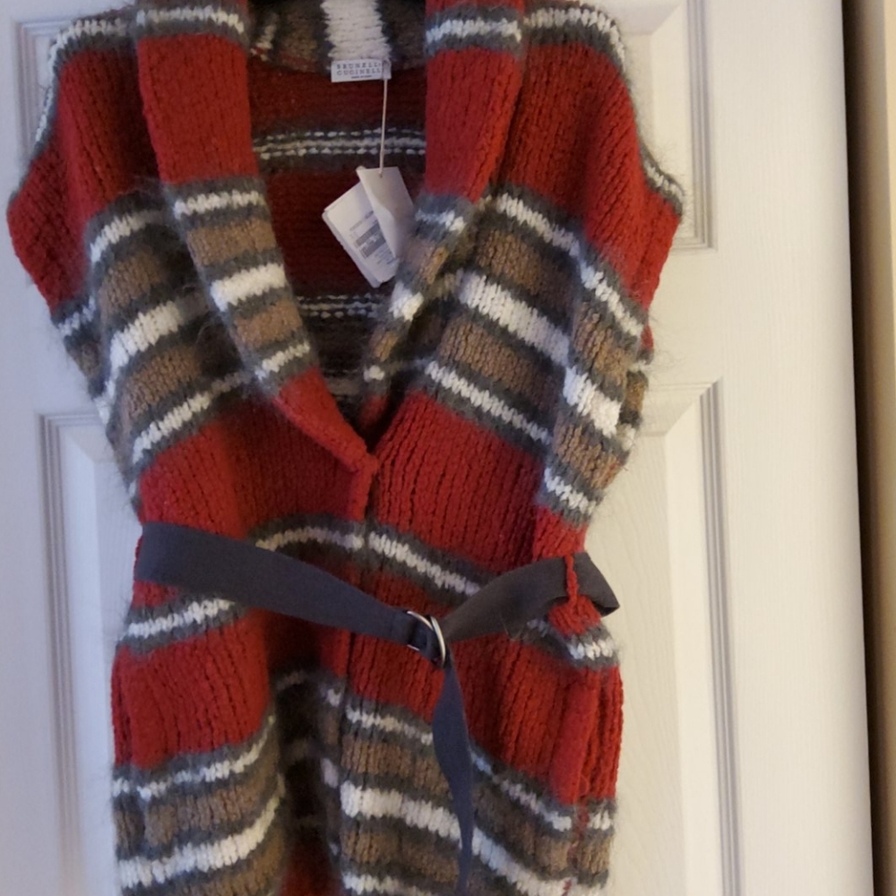 Brunello Cucinelli Sweater Vest!! NWT! - Picture 4 of 5